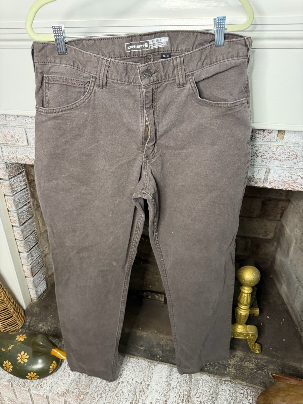 Carhartt Men's Rugged Flex Relaxed Fit Canvas 5 Pocket Work Pant